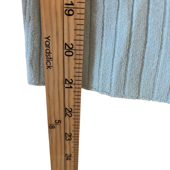 Vintage Y2K "Awesome" Button Front Knit Cardigan Top Blue Size M - Picture 9 of 10